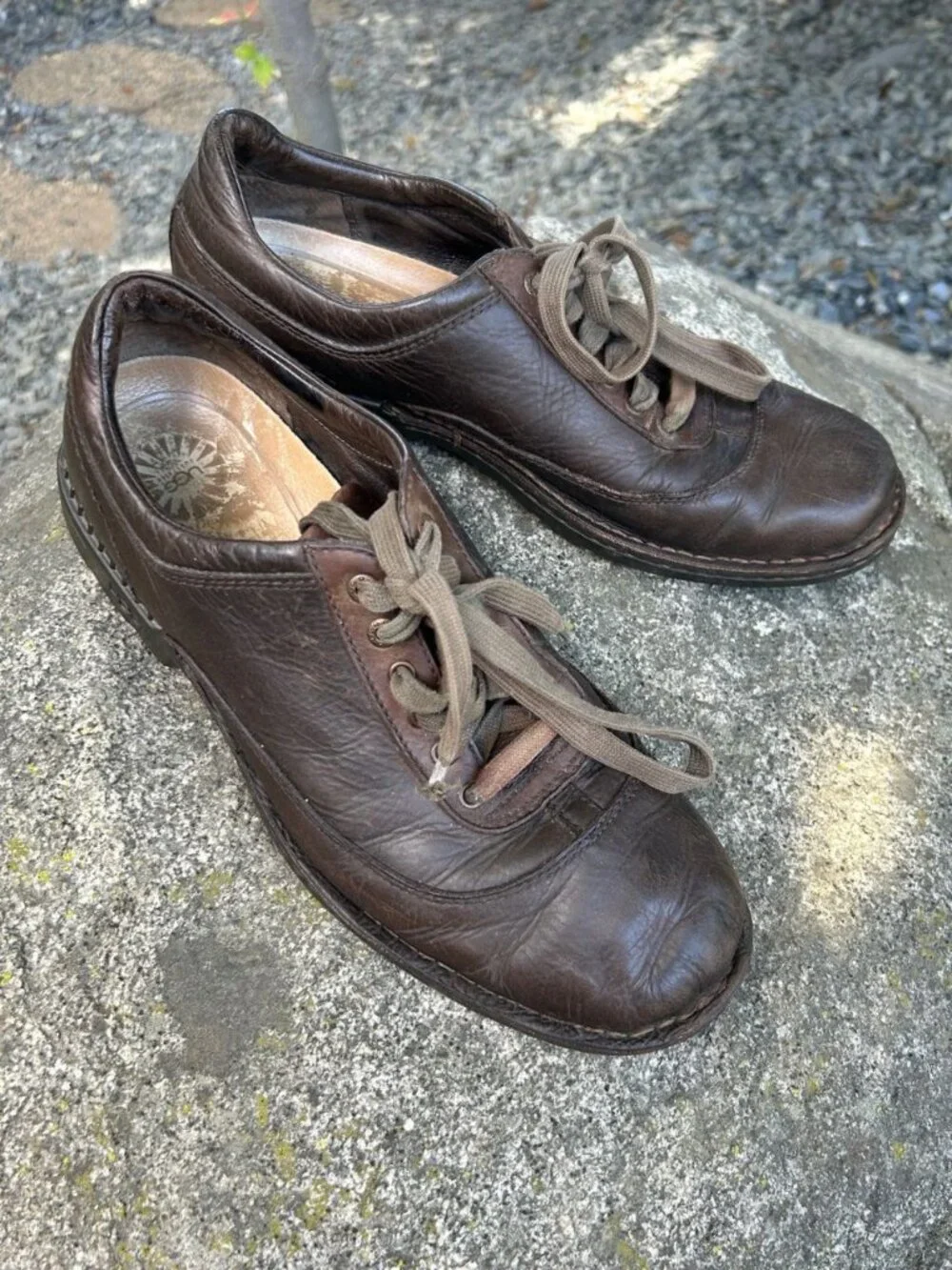 Ugg Brand Men's Brown Nubuck Leather Lace Up Casual Shoes Size 12
